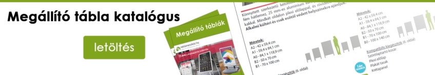 Megállító tábla katalógus