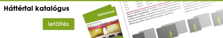 Feszített textil háttérfal katalógus
